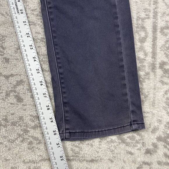 Levis 513 Jeans Mens Light Gray Stretch Pants Slim Straight Casual Size 30x32 - Picture 5 of 5